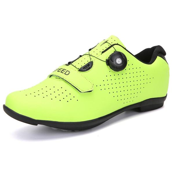 

cycling footwear road 2021 arrival green shoes speed sneaker for men bicycle non-slip breathable, Black
