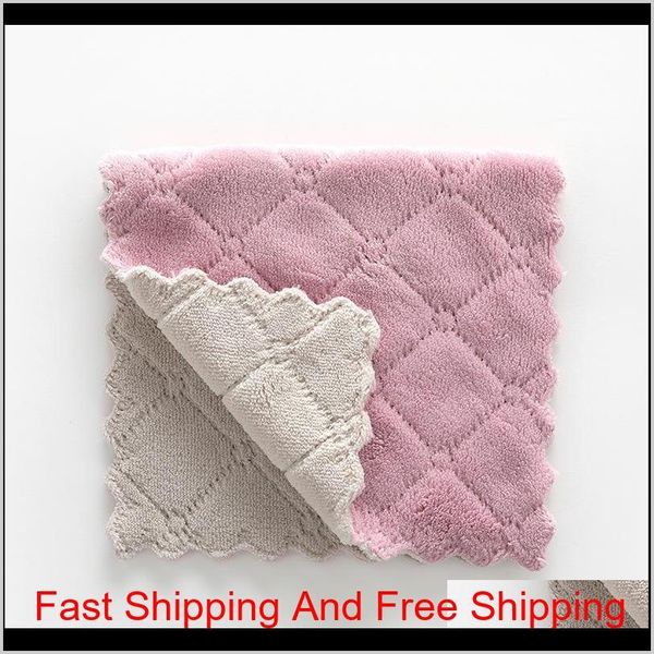 

wholesale reusable microfiber cleaning cloth super absorbent dish towel home kitchen oil and dust clean wipe qylahn my_home2010