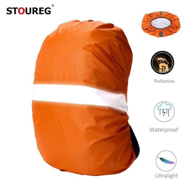 

outdoor bags reflective rain cover backpack,20l 35l 45l 60l 80l waterproof bag cover,outdoor camping hiking for backpack