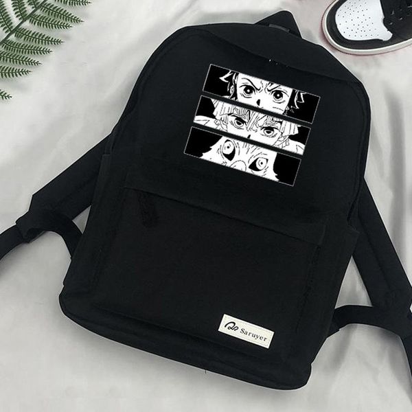 

backpack demon slayer kimetsu no yaiba mochilas school lapfashion travel bolso mujer women borse da donna girl