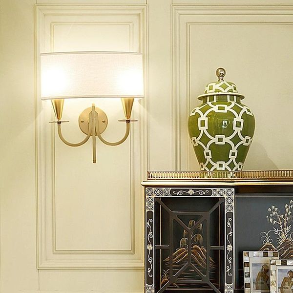 

wall lamp copper light sconce e27 brass modern for bedroom dinning room restroom el home decoration mounted lamps