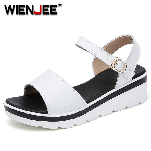 

women sandals comfortable summer leather fashion outdoor casual sandals 2021 new female vacation leisure comfortable sneakers, Black