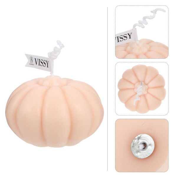 

candles pumpkin model candle chic fragrance home decor