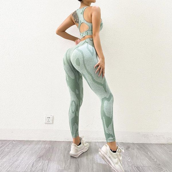 

yoga outfit women fitness sets est seamless sports suits high waist gym pants crop sport bra and legggings set 2021