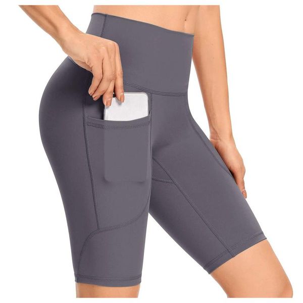 

yoga outfit summer shorts 2021 women's pure pocket high waist hip stretch running gym workout fitness sports legging