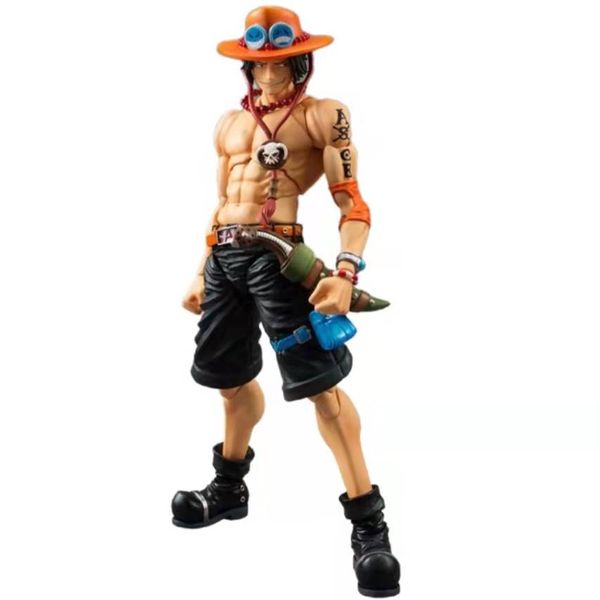 

action figures pirate sailing fire fist ace movable yandi animation hand-made model doll