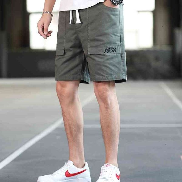 

men's shorts s cargo military short pants cotton solid casual summer bottom bermuda masculina 6xl iok8, White;black