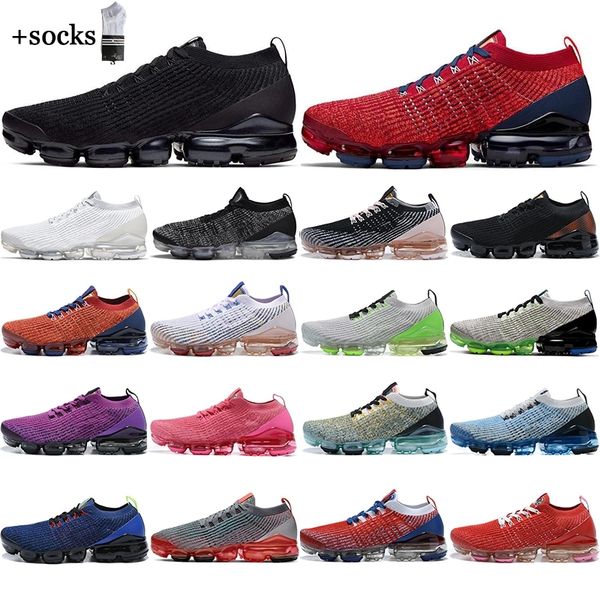 

with socks 3.0 mens running shoes triple black deep royal volt noble red orange men women ourdoor sports sneakers size 36-45