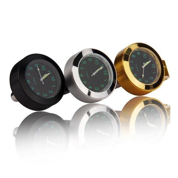 

interior decorations 2021 stainless steel motorcycle handlebar watch refit waterproof shockproof buckle mount for scooter motor bike car acc