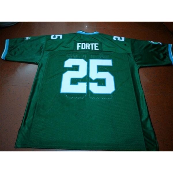 

actual p 001 #25 tulane matt forte green college jersey size s-4xl or custom any name or number jersey, Black