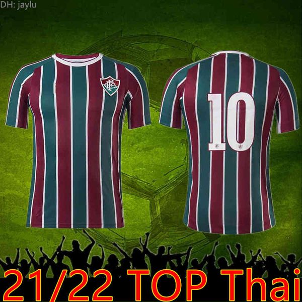

2022 2021 fluminense soccer jerseys nene fred ph ganso marcos paulo football jersey nino calegari miguel kayky sports wear camisa de tricolo, Black