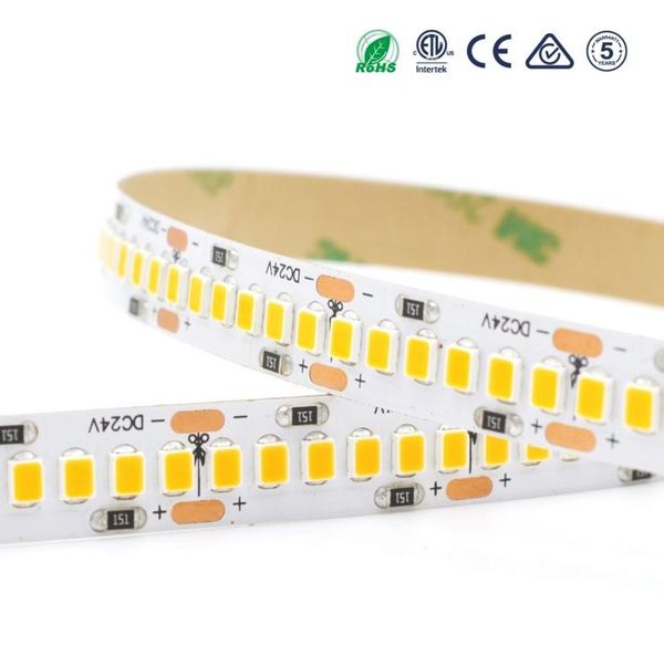 

strips [seven neon]dc24v 22.4w 22-24lm/led 240led/m white/warm white/nature white high brightness led smd 2835 flexible strip