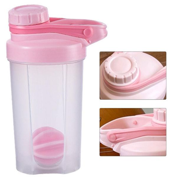

water bottles & cages 500/700ml shaker sport bottle protein cup speed shake large capacity sports