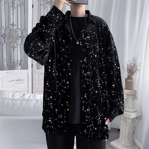 

men's casual shirts wholesale arrival 2021 men clothing selling retro shirt graphic mens long sleeve print ay1658, White;black