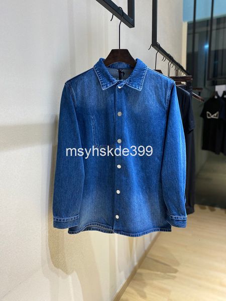 

men's casual shirts cd embroidered men's denim washing quality shirt, White;black