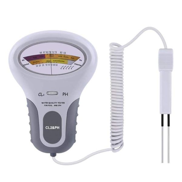 

meters 2 in 1 ph chlorine meter tester water quality testing device cl2 measuring swiming tool for pool aquarium