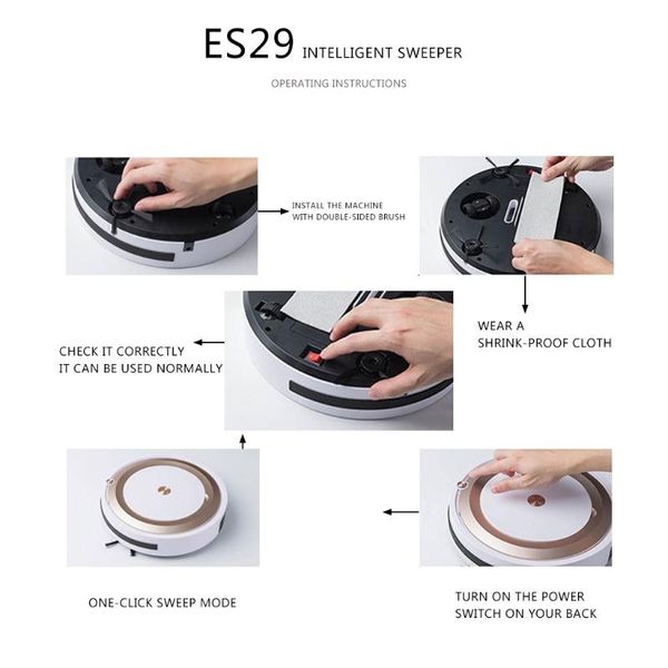 

vacuum cleaners 808f mini wireless auto robotic vacuums with cleaning timer no dead ends super quiet wet/dry use for all flat floor