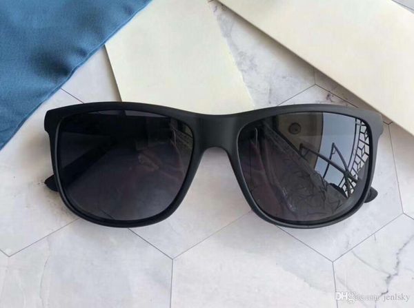 

matte black grey pilot sunglasses gradient sport 1047 mens glasses sonnenbrille fashion sunglasses with box, White;black