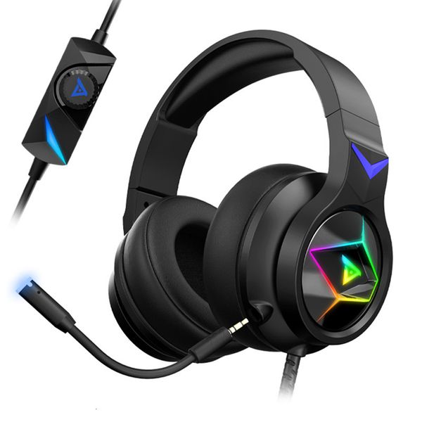 

headset headphones computer games desknotebook light by wire rgb electronic competition oem