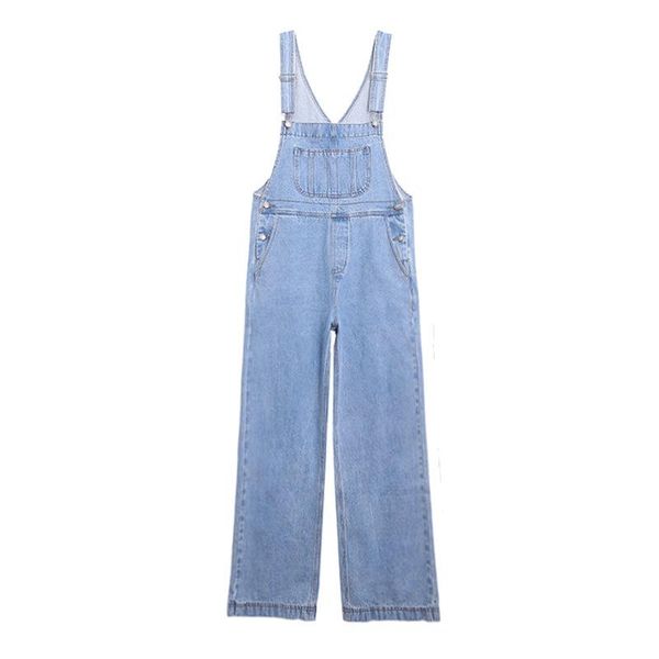 

women's pants & capris college flash loose denim overalls women summer korean thin wlid student wide leg female, Black;white