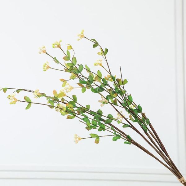 

decorative flowers & wreaths artificial heath green berry bundle spray - 52cm green/orange/ red/blue berries