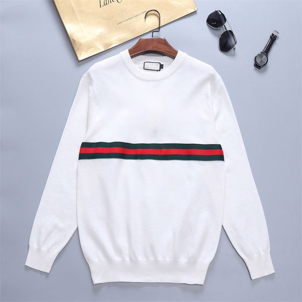 

2021 winter fashion classic designer sweaters mens for men women casual round neck long sleeve street sportswear letter famous sweater cloth, White;black
