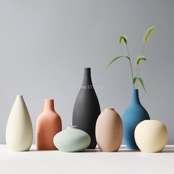 

vase nordic morandi vintage flower pot ceramics home decor room decoration accessories