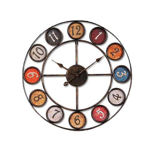 

boyida creative clock simple clock iron wall living room study wall