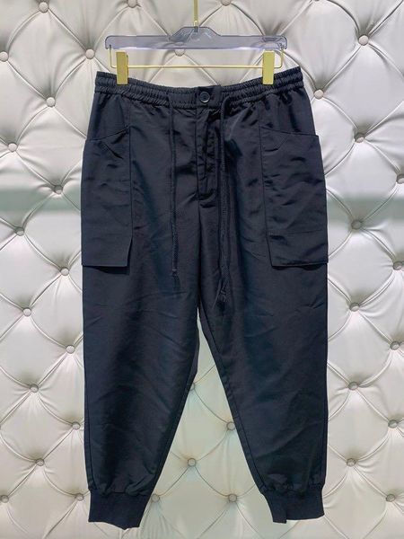 

fashion men's pants 2021 runway luxury european design party style clothing, Black