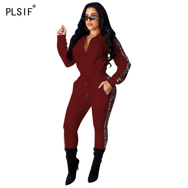 

two piece dress leopard spliced fashion women sports set jackets and long pants 2 casual tracksuit outfit, White