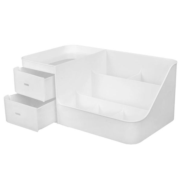 

hooks & rails 1pc deskorganizer cosmetic storage case make-up box for students