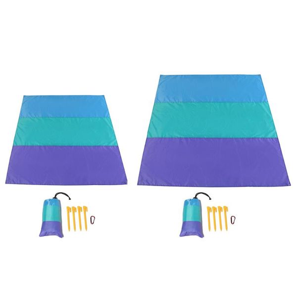 

outdoor pads portable foldable beach mat moisture-proof pocket picnic ground pad waterproof sleeping blanket mattress