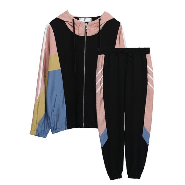 

women's tracksuits sporty casual suits in spring plus size woomen, Gray