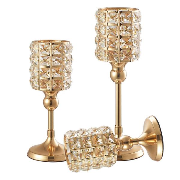 

candle holders crystal metal holder booth party home offices decoration