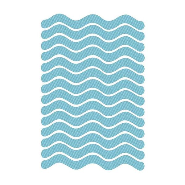 

bath mats 42pcs non-slip strip stickers s shape accessories swimming pool tape mat grip pad peva with scraper bathtub shower for bathroom
