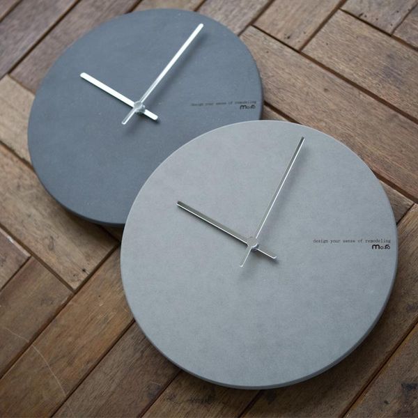 

round living room wall clock wood silent single face clock wall minimalist needle orologio cucina clocks home decor ef50wc