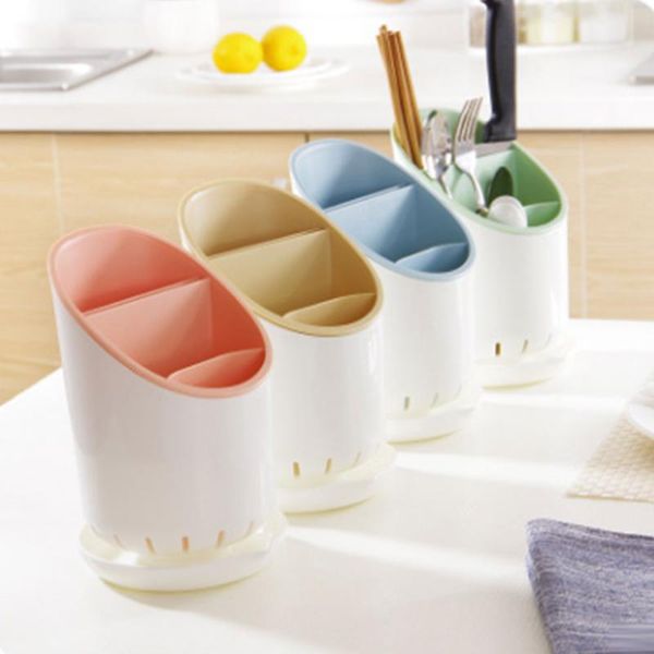 

kitchen storage & organization multifunctional tableware rack plastic shelf chopsticks spoon creative shelves tube