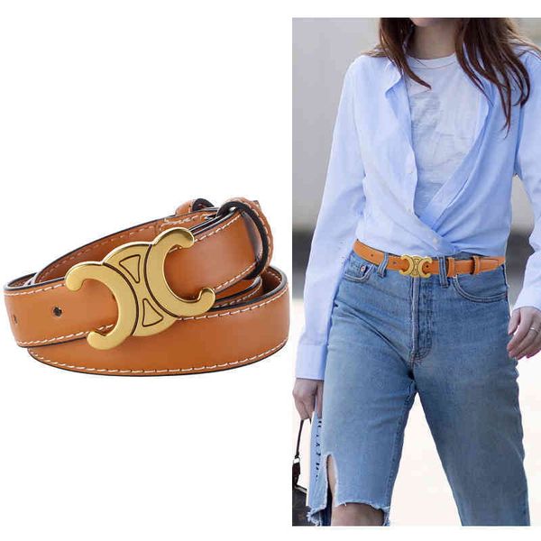 

waistbands belts women's belt decoration jeans fashion korean version versatile leather thin network trend accessories 2022, Black;brown