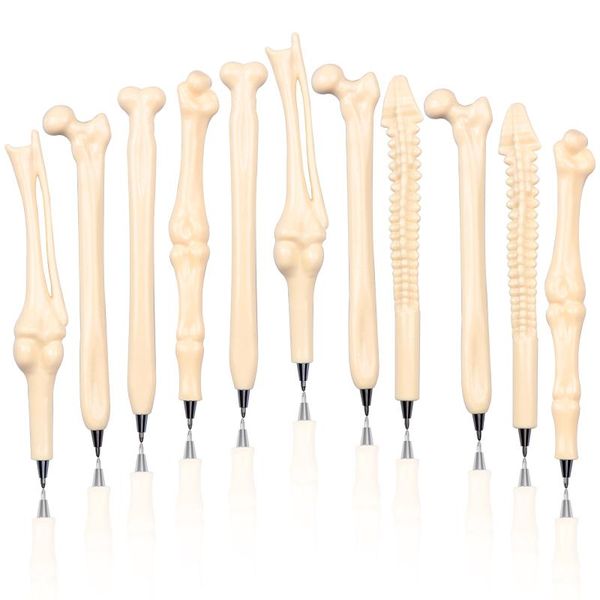 

gel pens 25pcs bone ballpoint pen novelty skeleton shaped students supplies