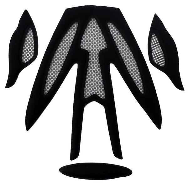 

cycling caps & masks c-328 helmet pads sealed sponge bicycle electric motorcycle riding lining protection inner, Black