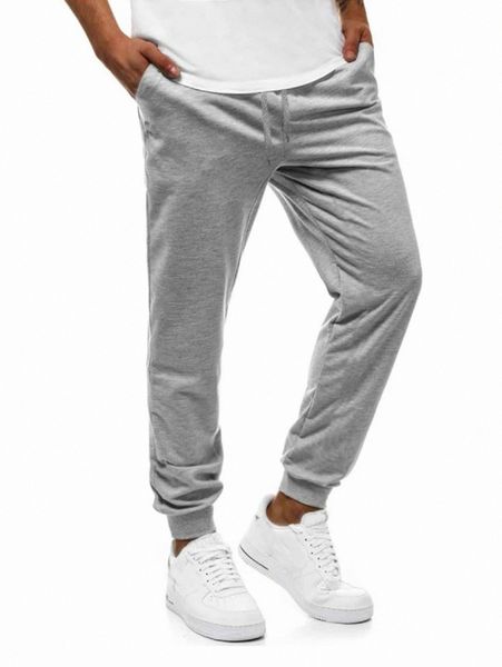

men slant pocket drawstring waist sweatpants 10rf#, Black
