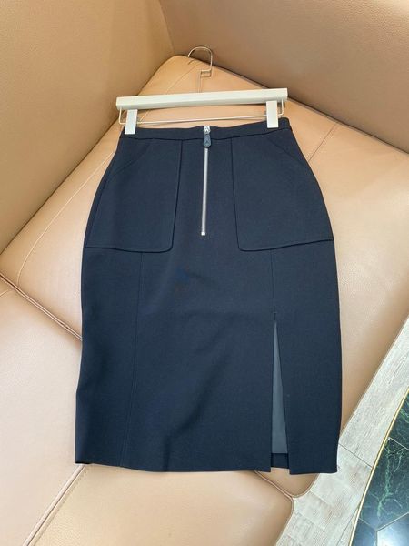 

skirts 2021 women fashion solid color high waist skirt 0427, Black