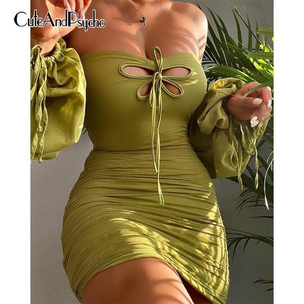 

casual dresses elegant floral hollow out y2k bodycon slash neck long sleeve mini dress party cute solid outfits evening cuteandpsycho, Black;gray