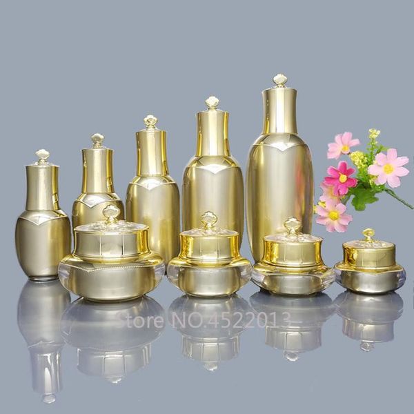 

storage bottles & jars 20/30/50/80/100ml empty professional makeup beauty spray nozzle toner bottle, acrylic lotion pump package,15g20g30g50
