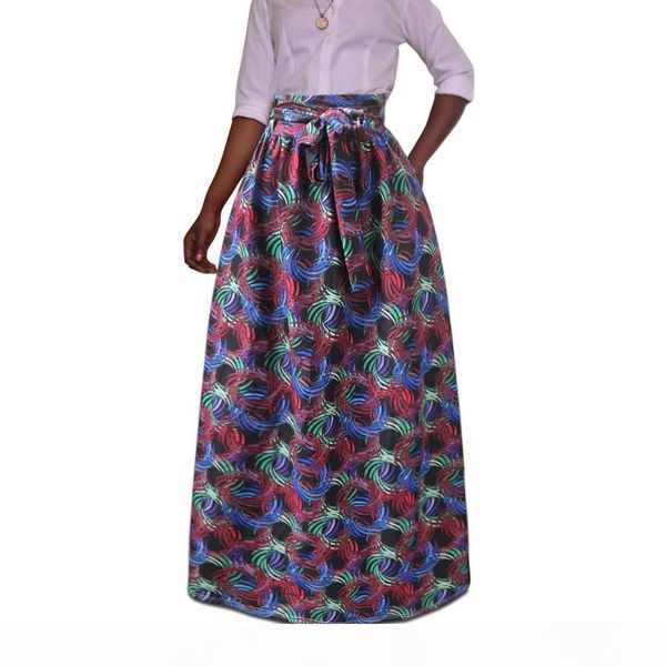 

popular african print skirt african clothing summer skirt ankara women wear african printing kimono skirt, Black