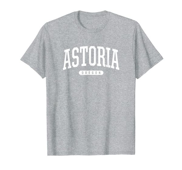 

college style astoria oregon souvenir gift t-shirt, White;black