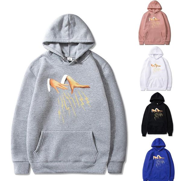 

men's hoodies & sweatshirts spring harajuku casual sweatshirt fun pattern print tracksuit long sleeve pullover men and women all-match, Black