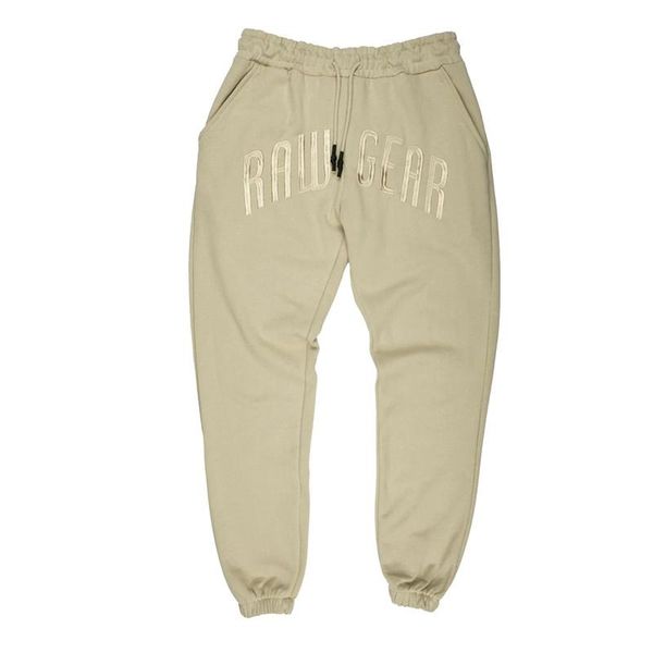 

men's pants 2021 men running training sports cotton trousers breathable slim beam mouth casual health male, Black
