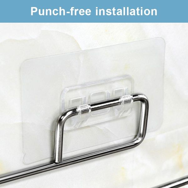 

toilet paper holders holder stainless steel bathroom suction hanger tissue rack kitchen towel hanging drsa889