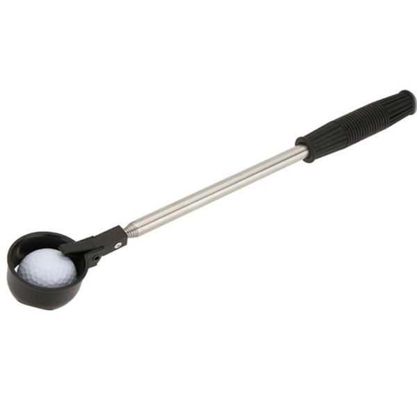 

portable golf ball retriever stainless steel shaft golf ball picker pick up scoop automatic locking scoop